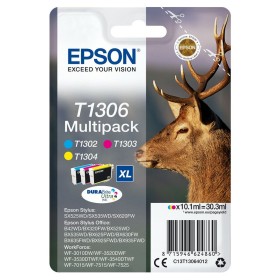 Cartouche d'encre originale Epson T1306 Tricolore de Epson, Toners et encre pour imprimante - Réf : S8405352, Prix : 62,77 €,...