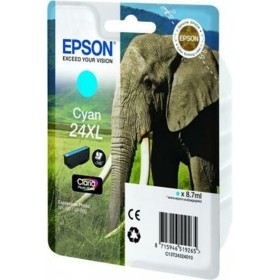 Cartucho de Tinta Original Epson 24XL Cian de Epson, Tóners y tinta de impresora - Ref: S8405399, Precio: 24,95 €, Descuento: %