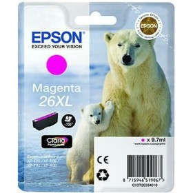 Cartucho de Tinta Original Epson 26XL Magenta de Epson, Tóners y tinta de impresora - Ref: S8405414, Precio: 29,32 €, Descuen...