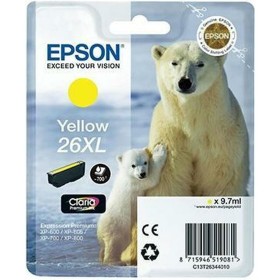 Cartouche d'encre originale Epson 26XL Jaune de Epson, Toners et encre pour imprimante - Réf : S8405415, Prix : 29,32 €, Remi...