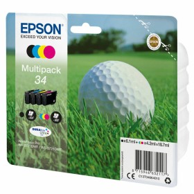 Cartouche d'encre originale Epson 34 Multicouleur de Epson, Toners et encre pour imprimante - Réf : S8405460, Prix : 67,74 €,...