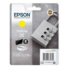 Cartouche d'encre originale Epson 35 (16,1 ml) Jaune de Epson, Toners et encre pour imprimante - Réf : S8405469, Prix : 30,37...