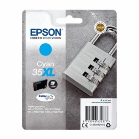 Cartouche d'encre originale Epson 35XL Cyan de Epson, Toners et encre pour imprimante - Réf : S8405472, Prix : 45,13 €, Remis...