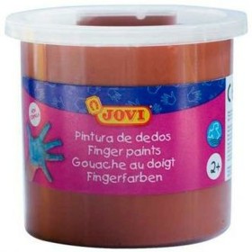 Pintura de Dedos Jovi Pintura de Dedos Castanho 5 Peças 125 ml de Jovi, Tintas - Ref: S8410672, Preço: 9,52 €, Desconto: %