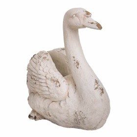 Cache-pot Alexandra House Living Swan Fibre de Verre Magnésium 35 x 48 x 51 cm de Alexandra House Living, Cache-pots - Réf : ...