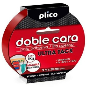 Nastro biadesivo PLICO Ultra Tack Trasparente di PLICO, Nastri adesivi - Rif: S8415633, Prezzo: 9,67 €, Sconto: %