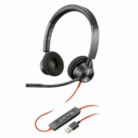 Casque audio Poly BW3320 USB-A Noir de Poly, Écouteurs avec microphones - Réf : S8415688, Prix : 45,57 €, Remise : %