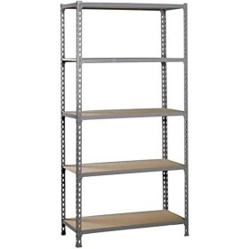 Étagère SimonRack Métal Bois Gris (180 x 80 x 40 cm) de SimonRack, Rayonnage et rangement - Réf : S8417531, Prix : 85,44 €, R...