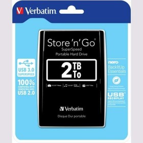 Disque Dur Externe Verbatim STORE 'N' GO 2 TB SSD de Verbatim, Disques durs externes - Réf : S8419737, Prix : 104,01 €, Remis...