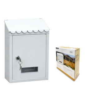 Letterbox EDM Standard Steel White (21 x 6 x 30 cm