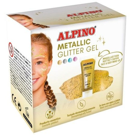 Maquillage pour les enfants Alpino Gel Paillettes Doré | Tienda24 - Global Online Shop Tienda24.eu