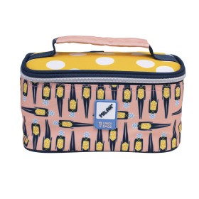 Sac Thermique Milan Swins 2 Porte-Goûters Petit 1,5 L Jaune Rose Polyester 22 x 10,5 x 12 cm de Milan, Stockage des aliments ...