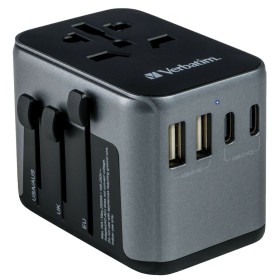 Adaptador de Enchufe Universal de Viaje Verbatim UTA-04 de Verbatim, Adaptadores USB - Ref: S8423747, Precio: 43,66 €, Descue...