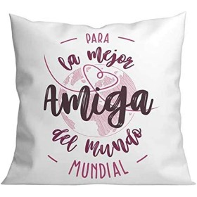 Almofada Home ESPRIT Cinzento claro 45 x 45 cm | Tienda24 - Global Online Shop Tienda24.eu