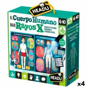 Jeu Éducation Enfant HEADU El cuerpo humano Rayos X (4 Unités) de HEADU, Jeux d'ambiance - Réf : S8424757, Prix : 49,37 €, Re...