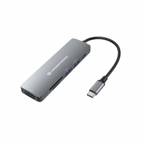 USB Hub Conceptronic DONN11G Grey by Conceptronic, USB hubs - Ref: S8425874, Price: 32,03 €, Discount: %