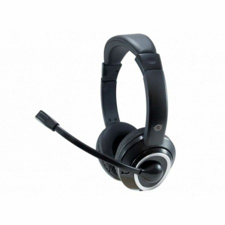 Auricolari con Microfono Conceptronic POLONA02BA Nero | Tienda24 - Global Online Shop Tienda24.eu