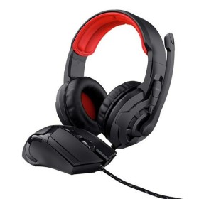 Pack Gaming Trust 24761 Ratón Auriculares Negro de Trust, Auriculares y accesorios - Ref: S8426578, Precio: 28,12 €, Descuent...