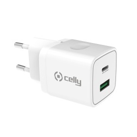 Caricabatterie da Parete 2 in 1 Celly Bianco 20 W di Celly, Caricabatterie - Rif: S8427609, Prezzo: 18,14 €, Sconto: %