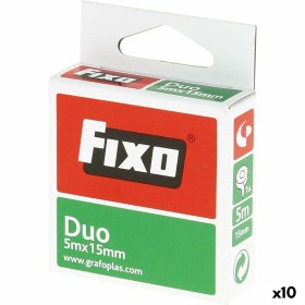 Cinta de Doble Cara Fixo 15 mm x 5 m (10 Unidades) de Fixo, Cintas adhesivas - Ref: S8429572, Precio: 20,12 €, Descuento: %