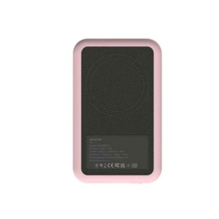 Power Bank with Wireless Charger Kreafunk Pink 5000 mAh | Tienda24 - Global Online Shop Tienda24.eu