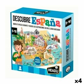 Gioco Educativo HEADU Descubre España (4 Unità) di HEADU, Giochi da tavolo - Rif: S8430586, Prezzo: 58,72 €, Sconto: %