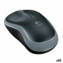 Wireless Mouse Logitech M185 Grey (10 Units) | Tienda24 - Global Online Shop Tienda24.eu