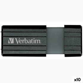 Clé USB Verbatim Store'n'Go PinStripe Noir 16 GB de Verbatim, Clés USB - Réf : S8430876, Prix : 56,41 €, Remise : %