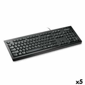 Clavier Kensington 1500109BE Noir QWERTY de Kensington, Claviers - Réf : S8430975, Prix : 70,52 €, Remise : %