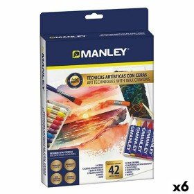 Set de pintura Manley Multicolor Ceras de colores (6 Unidades) de Manley, Ceras - Ref: S8433869, Precio: 84,64 €, Descuento: %