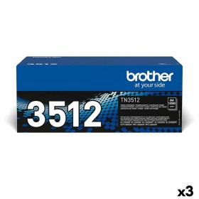 Original Toner Brother TN3512 Schwarz (3 Stück) von Brother, Toner und Druckertinte - Ref: S8434139, Preis: 545,67 €, Rabatt: %