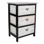 Schubladenschrank Alexandra House Living Weiß Schwarz Paulonia-Holz 29 x 58 x 40 cm | Tienda24 - Global Online Shop Tienda24.eu