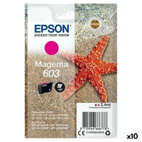 Cartucho de Tinta Original Epson XP-2100, 3100, 4100 / WF-2830DWF, 2850DW - Nº 603 Magenta (10 Unidades) de Epson, Tóners y t...