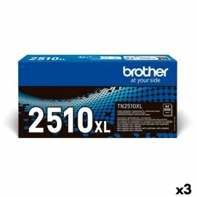 Original Toner Brother HLL2400DW HLL2445DW DCPL2620DW DCPL2627DWXL DCPL26 Black (3 Units) by Brother, Printer toners and inks...