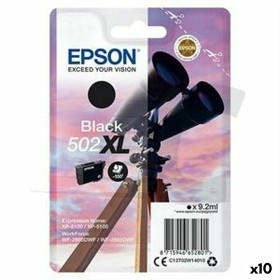 Cartouche d'encre originale Epson 502XL Noir (10 Unités) de Epson, Toners et encre pour imprimante - Réf : S8436859, Prix : 3...