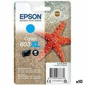 Cartouche d'encre originale Epson 603 XL Cyan (10 Unités) de Epson, Toners et encre pour imprimante - Réf : S8436861, Prix : ...