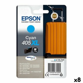 Cartouche d'encre originale Epson 405XL Cyan (8 Unités) de Epson, Toners et encre pour imprimante - Réf : S8436863, Prix : 29...