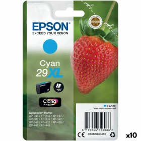 Cartouche d'encre originale Epson 29 XL Cyan (10 Unités) de Epson, Toners et encre pour imprimante - Réf : S8436925, Prix : 2...