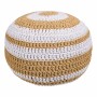 Pouffe Alexandra House Living White Brown polystyrene 45 x 30 x 45 cm by Alexandra House Living, Bean Bags - Ref: D1630908, P...