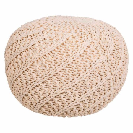 Pouf Alexandra House Living Crème polystyrène 45 x 30 x 45 cm de Alexandra House Living, Fauteuils poire - Réf : D1630911, Pr...