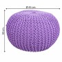 Pouf Alexandra House Living Violet polystyrène 45 x 30 x 45 cm de Alexandra House Living, Fauteuils poire - Réf : D1630917, P...