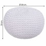 Pouf Alexandra House Living Blanc polystyrène 38 x 30 x 38 cm de Alexandra House Living, Fauteuils poire - Réf : D1630919, Pr...