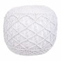 Pouf Alexandra House Living Blanc polystyrène 45 x 40 x 45 cm de Alexandra House Living, Fauteuils poire - Réf : D1630926, Pr...