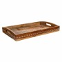 Vassoio Alexandra House Living Bianco Naturale Legno di mango 29 x 6 x 43 cm di Alexandra House Living, Piatti e teglie - Rif...