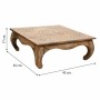 Mesa de apoio Alexandra House Living Branco Natural 45 x 17 x 45 cm | Tienda24 - Global Online Shop Tienda24.eu