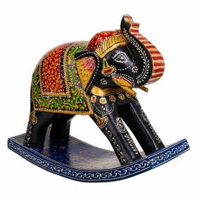 Statua Decorativa Alexandra House Living Legno di mango Elefante 10 x 22 x 28 cm di Alexandra House Living, Oggetti da collez...