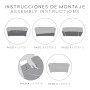 Sofa Cover Eysa JAZ White 110 x 100 x 180 cm | Tienda24 Tienda24.eu