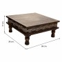 Mesa auxiliar Alexandra House Living Blanco 38 x 17 x 38 cm de Alexandra House Living, Mesas - Ref: D1630937, Precio: 56,56 €...