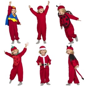 Costume per Neonati My Other Me Quick 'N' Fun Rosso (3 Pezzi) di My Other Me, Bebé - Rif: S8606536, Prezzo: 18,07 €, Sconto: %