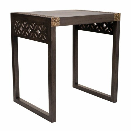 Side table Alexandra House Living Grey Golden 40 x 54 x 49 cm by Alexandra House Living, Tables - Ref: D1630943, Price: 91,33...